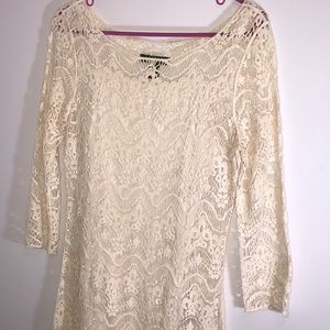 Ralph Lauren day dress & Target statement necklace